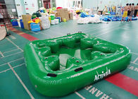 Water Proof Fiesta Inflatable Floating Island , Family Inflatable Boat