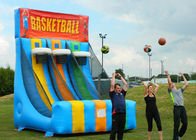 Enviromental Inflatable Basketball Hoop With Basketball Shooter Games