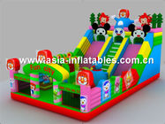 Coloful Inflatable Fun City / Inflatable Colorful Playground For Children Games