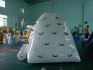 Giant Inflatable Cone With Climbing Handles For Water Park And Sea Shore Amusement