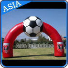 Sealed Inflatable Entrance Arch With Football In The Middle For Football Competition