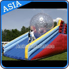 Inflatable Human Hamster Glass Roller Zorb Ball For Ramp Zorbing