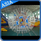 0.8mm Pvc Clear Inflatable Water Zorb Ball With Double Entrance For Adult