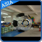 Football Shape Inflatable Zorb Ball , Zorbing Ball Used On The Sea