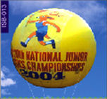 Champion ship round inflatable helium balloon