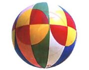 Geometric patterns inflatable helium balloon