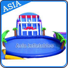 Super Fun Inflatable Water Park , Amusement Park Games Equipment