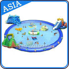 Animal Shape Inflatable Theme Park , Inflatable Water Play Center , Inflatable Water Play Island