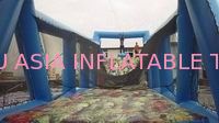 Children Crazy Zip Line Inflatable Obstacle For Event Rental and Party Hire Games