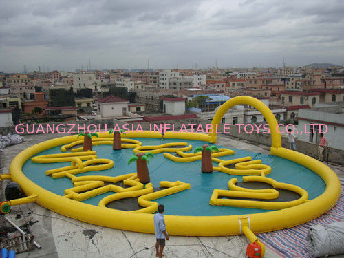 Circular Inflatable Race Track for Zorb Ball Play