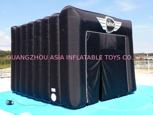 Black Square Inflatable Tent For Camping