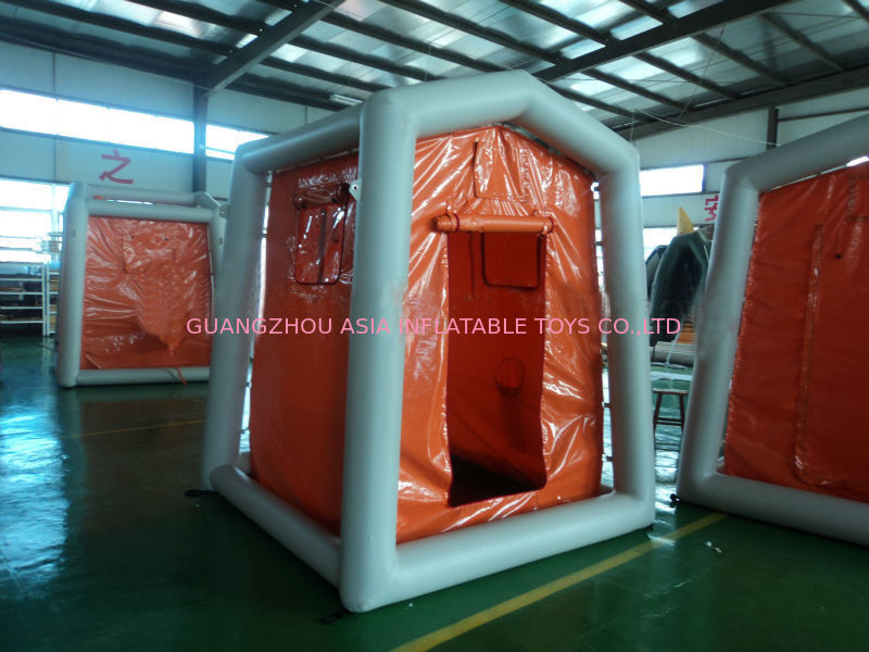 PVC 4 Square Inflatable Rescue Tent Camping Tent