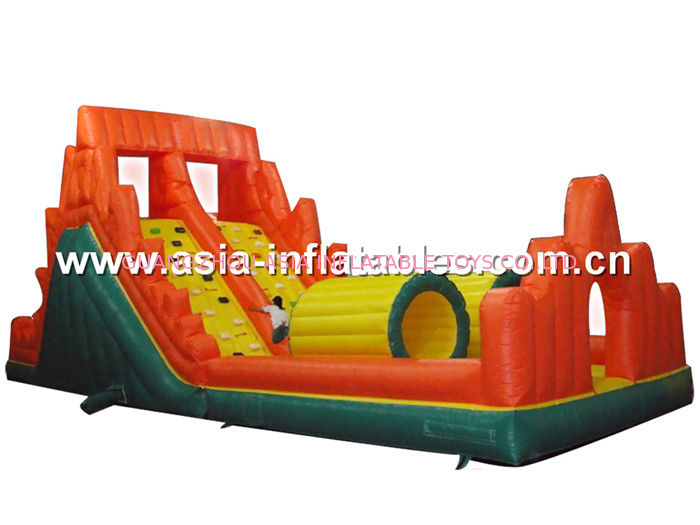 Inflatable Wall Climbing Obstacle Course, Extream Inflatable Challenge Games