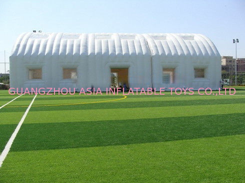 White double layer inflatable Sports Hall Tent for tennis, football games