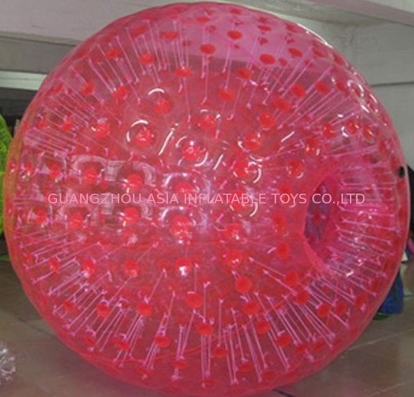Red Single Color Inflatable Zorb Ball for Kids