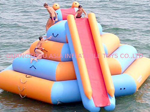 Leisure Inflatable Water Sports / Inflatable Water Tower with climbing