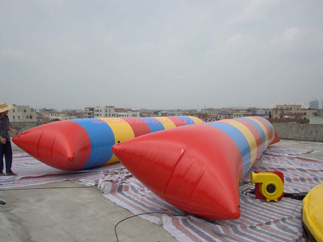 Colorful Inflatable Water Pillow For Water Sports In Aquatic Parks