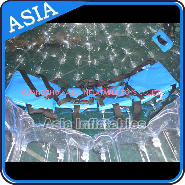 TPU Transparent Inflatable Grass Zorbing Ball with Safety Harnesses