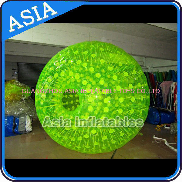 Colorful Inflatable Zorb Ball , PVC / TPU Customized Ball for Sports Entertainment