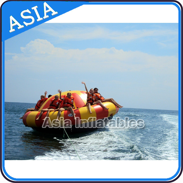 Spinning Inflatable Disc Boat For 12 People / Inflatable Spin Boat