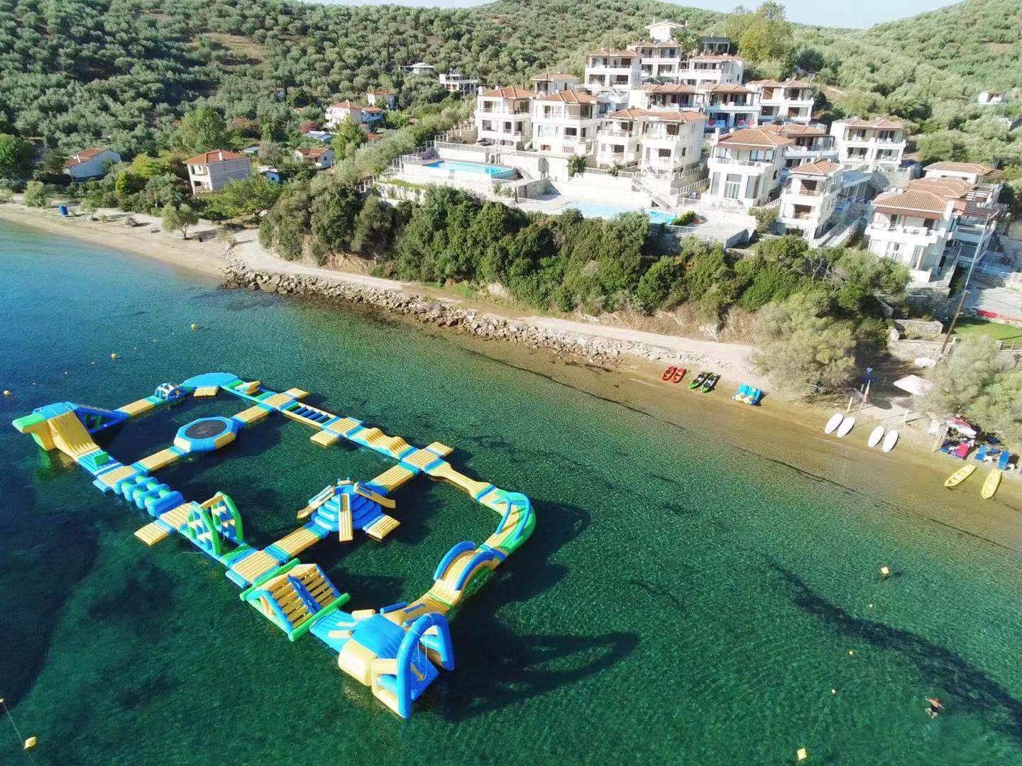inflatable water theme park