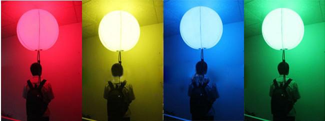 Advertising Inflatable Led Light Backpack Balloon With Brand For Sale