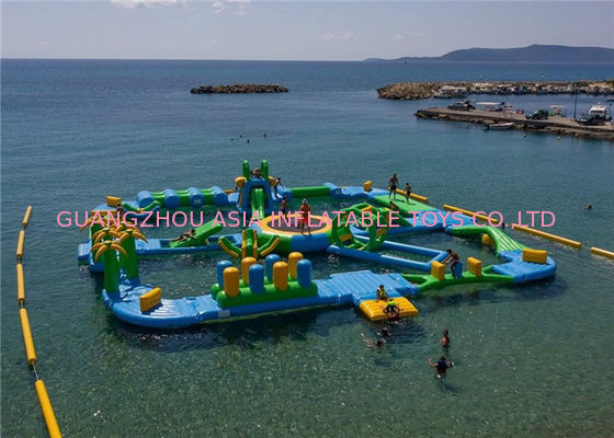 0 9mm Pvc Tarpaulin Lake Inflatable Water Park For Birthday Parties 3