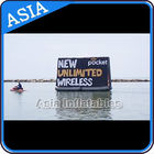 Floating Billboard With Banner Advertising Inflatables Water Billboard For Summer