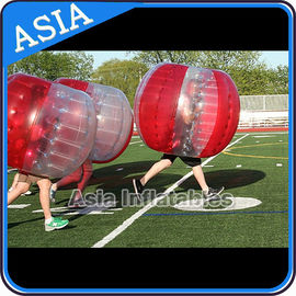 100% PVC Inflatable Bumper Ball ,  Half Red Bubble Soccer , Loopy Balls , Soccer Bubble Balls