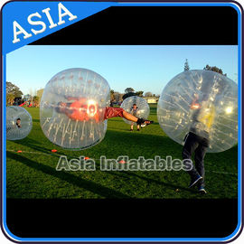 Colorful dot inflatable human bubble soccer , Body zorbing ball , Outdoor loopyball