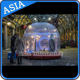 Durable Human Inflatable Snow Globe / Inflatable Tent For Chirstmas