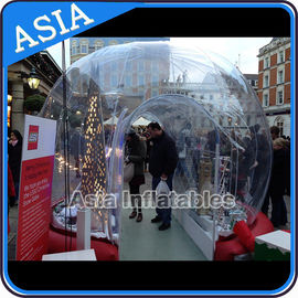 Durable Human Inflatable Snow Globe / Inflatable Tent For Chirstmas