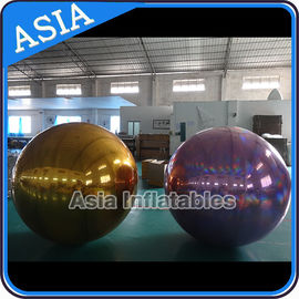 Custom Made Inflatable Purple Mirror Balloon For Advertising Decoration