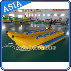 Water Sleds Banana Inflatable Boats Heavy Duty For 6 Passengers Water Games