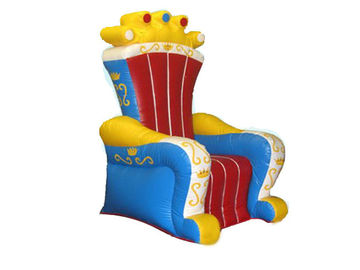 Ce Certificated Inflatable King Chair Sofa Furniture For Rental