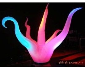 Customized  Inflatable Lighting With Seaweed Party Led Light