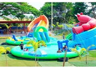 Mobile Thailand Project Inflatable Water Parks With Slide Puncture-proof
