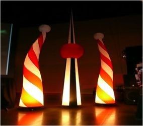 Outdoor Inflatable Lighting With Color Changing For Advertising