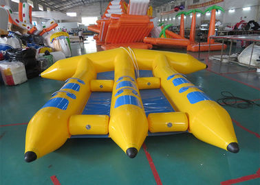 4 Riders Hot Air Welded Colorful Inflatable Flying Fish Towable Tube for Adults