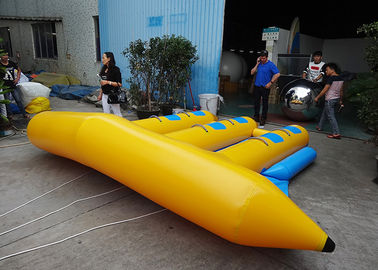 4 Riders Hot Air Welded Colorful Inflatable Flying Fish Towable Tube for Adults