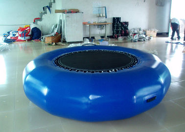 Outdoor 0.9mm Pvc Tarpaulin Inflatable Watertrampoline For Water Sports Game