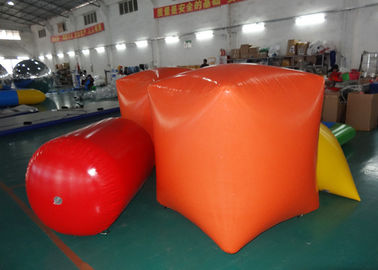 Triangle ,  Cube Shape and Cylinder shape of Inflatable Buoy On Sale For Water Games