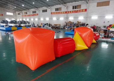 Triangle ,  Cube Shape and Cylinder shape of Inflatable Buoy On Sale For Water Games