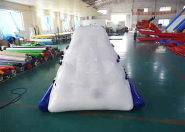 Inflatable iceberg with factory Kids size climbing mountaion for water game