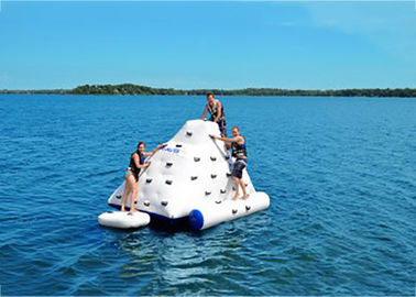 Cheap Price Inflatable Iceberg , Inflatable Climbing Mountain For Water Sports