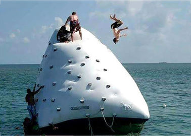 Cheap Price Inflatable Iceberg , Inflatable Climbing Mountain For Water Sports