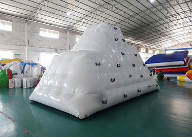 14′ Inflatable Climbable Iceberg For Summary Holiday , Inflatable Water Games