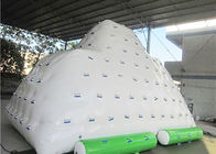 White Inflatable Water Sports , 3 Sides Inflatable Iceberg For Water Sport
