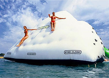 Crazy Inflatable Water Climbing Iceberg , Inflatable Aqua Iceberg For Water Games