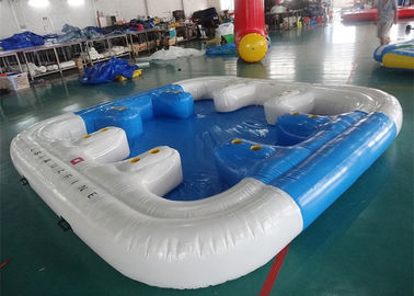 6 Person Floating Island , Inflatable Island Rafts For River and Ocean